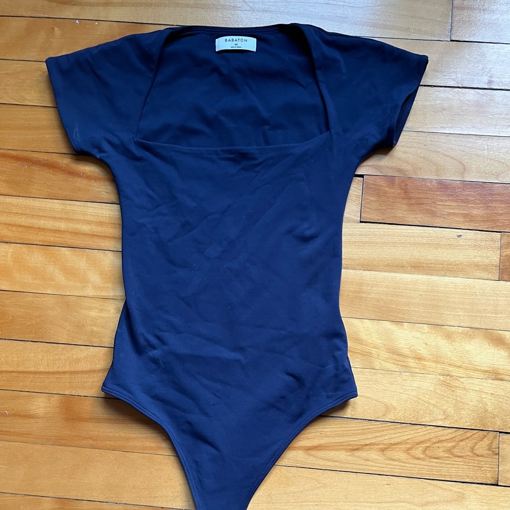 Aritzia Navy Bodysuit